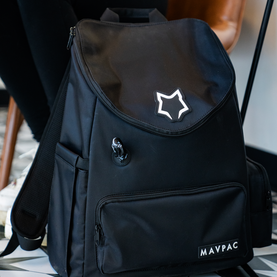 MAVPAC dog backpack interior with multiple organized pockets
